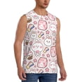 thumbnail image 2 of Fotbe Men's Cute Rabbit Print Men's Sleeveless Muscle Tank Tops Casual T-Shirts for Gym Workout Beach-Small, 2 of 8