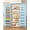 White, variant on 8 Tiers Over the Door Organizer - Height Adjustable Pantry Organizers and Storage with Dense Mesh Baskets, Hanging Door Spice Rack for Kitchen Bathroom (Rustic Brown, 17" W x 6" D x 69" H)