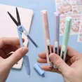 thumbnail image 3 of Pen Scissors Foldable Detachable Pen-shaped Dual-use Sharp Blade Paper Cutting Students Craft Engraving Pen Stationery Supply, 3 of 7