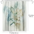 thumbnail image 3 of Americanflat 71" x 74" Shower Curtain, Green Coral II by PI Creative Art, 3 of 7
