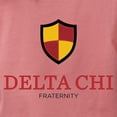 thumbnail image 3 of CafePress - Delta Chi Vertical Color Logo T Shirt - Womens Comfort Colors® Shirt, 3 of 4
