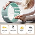 thumbnail image 6 of Overmont Yoga Wheel Set 3 Pack Yoga Foam Roller Perfect for Back Pain Backbends & Stretches Increase Strength & Flexibility, Massage Ball Included, 6 of 7
