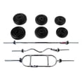 thumbnail image 1 of Kit de pesas Barra Recta, Barra Z, Barra Triceps y Discos 23 Kg Energym 9038, 1 of 4