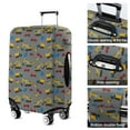 thumbnail image 5 of Cartoon Construction Vehicles Cars Gray Pattern Luggage Cover Fashion Suitcase Cover Baggage Covers Fit 25-28 Inch Luggage (Go Travel), 5 of 5