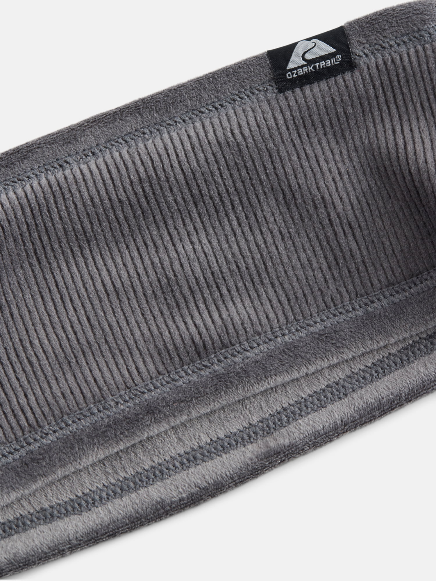 Ozark Trail Women's Reversible Corduroy Headband, Charcoal
