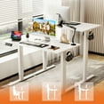 thumbnail image 6 of CONCETTA Electric Height Adjustable Desk, 63"x24" Ergonomic Sit Stand Workstation, One-Touch Lift Home Office Desk, White, 6 of 9