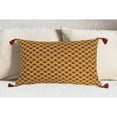 thumbnail image 5 of Creative Co-Op Cotton Slub Lumbar Pillow with Floral Pattern and Tassels, 5 of 5