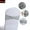 Grey, variant on 50pcs Elastic Chair Knot Wedding Decoration Buckle Sashes Back Cover Mariage Hotel Home Seat Elegant Modern Ribbon Decors