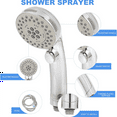 thumbnail image 5 of Pressurized Shower Head 1 Set Handheld Sprayer Detachable Spray Head Modern Sprinkler for Luxury Bathrooms, 5 of 8