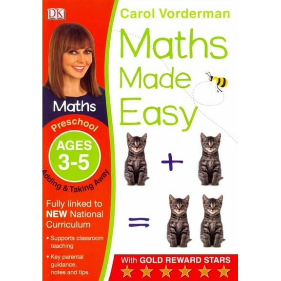 Maths Made Easy: Adding & Taking Away, Ages 3-5 (Preschool) Carol Vorderman (Paperback)