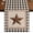 Black Brown, variant on Table Runners 48 Inches Long Dress Scarves, Western Texas Star Retro Farmhouse Kitchen Table Runner, Short Coffee Tablerunners, Rustic Vintage Farm Red Beige Plaid 13x48 Inch