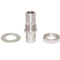 thumbnail image 3 of Beduan 5/8"" Manguera Barb Thru-Bulk Bulkhead Unión hexagonal recta Accesorio de acero inoxidable, 3 of 4