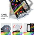 thumbnail image 5 of Rainbow Heart 40oz Tumbler with Handle & Straw, Stainless Steel Insulated Water Bottle Cup - LGBT Pride Month Gift for Women and Men, 5 of 6