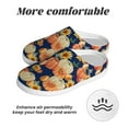 thumbnail image 6 of Yiaed fall Pumpkin Daisy Print Slippers Fuzzy Warm Cozy Slippers Non Slip House Slippers For Indoor Outdoor Slippers House Slippers-13, 6 of 7