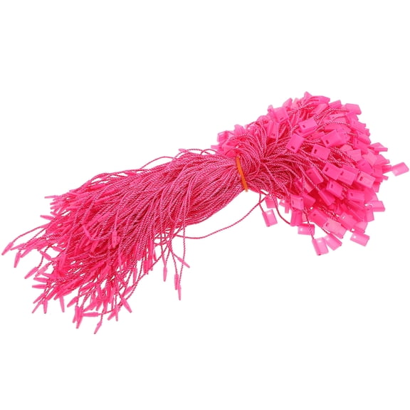 FUEENIRVA 950Pcs Rosy Clothing Tag Ties Made with Polyester and PP Materials