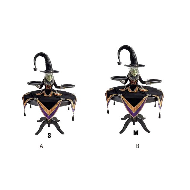 maskred 1/2/3 Wide Application Halloween Witch Tabletop Pendant For Display Stand Home Gift Premium black M 1 Pc