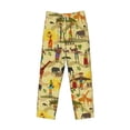 thumbnail image 5 of Balery Ethnic African print Men's Pajama Pants,Ultra Lightweight Pjs,Lounge Pant-X-Large, 5 of 9