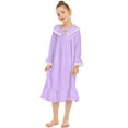 thumbnail image 5 of LUOGENLI Pajamas Girls Christmas Pajamas 5T Cotton Autumn and Winter Girls' Nightdress Children's Homewear Pajamas Children Girls Christmas Sleepwear Size 8 Cotton 6-7 Years, 5 of 6