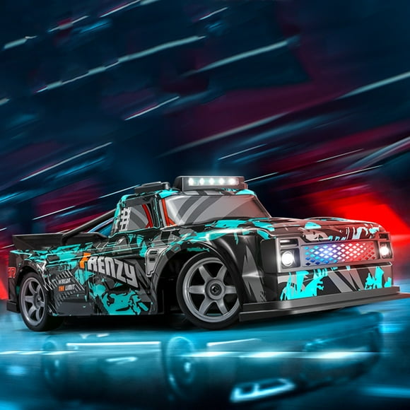 NAOJIE 1:16 Rc Drift Car,25km/H 4wd High Speed Remote Control Cars for Kids,with Led Lights-Blue,Drift Rc Cars for Adults,Drifting Rc Car,Drift Rc Car