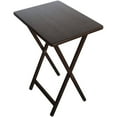 thumbnail image 3 of Mainstays Folding TV Tray Table - Walnut 19 x 15 x 26 Inch, 3 of 7