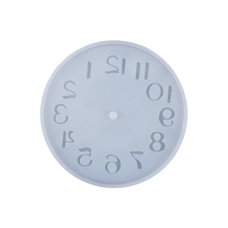 Clock Silicone Mold Personalized Clock Making Resin Craft Roman