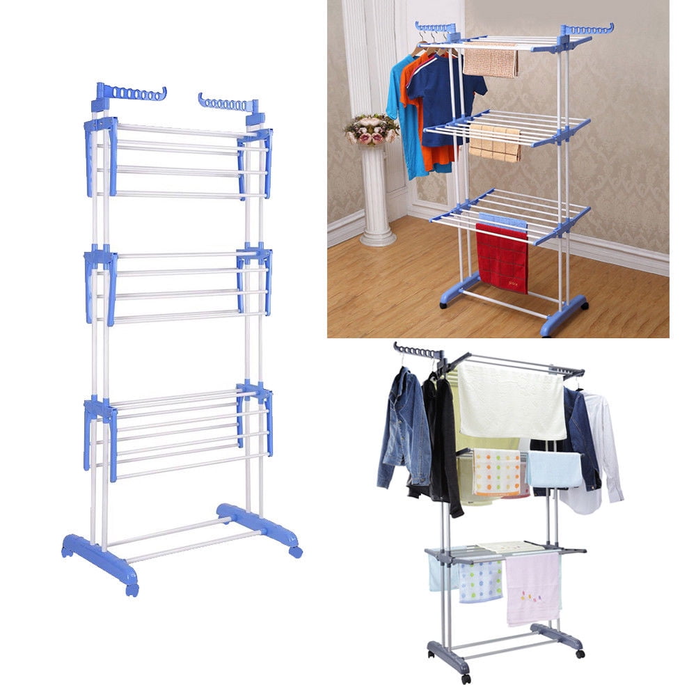 Ktaxon Laundry Clothes Storage Drying Rack Portable Folding Dryer