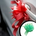thumbnail image 4 of Yuarrent Tire de la cinta de lazos para envolver regalos, adornos de boda, suministros para fiestas, regalos multicolores, cestas, regalo de Navidad para Kits de decoración para fiestas Verde Yuarrent HA060778-13, 4 of 6