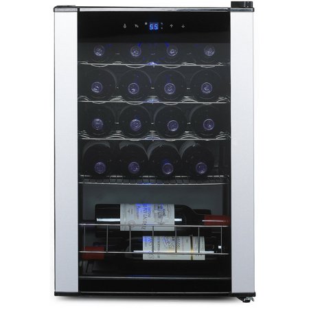 Wine Enthusiast - Evolution Series 20-Bottle Wine Refrigerator - Black