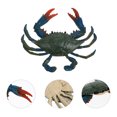 thumbnail image 3 of 1PC Bureau Ornement Vert Crabe Parure Simulation Océan Modèle Animal, 3 of 8