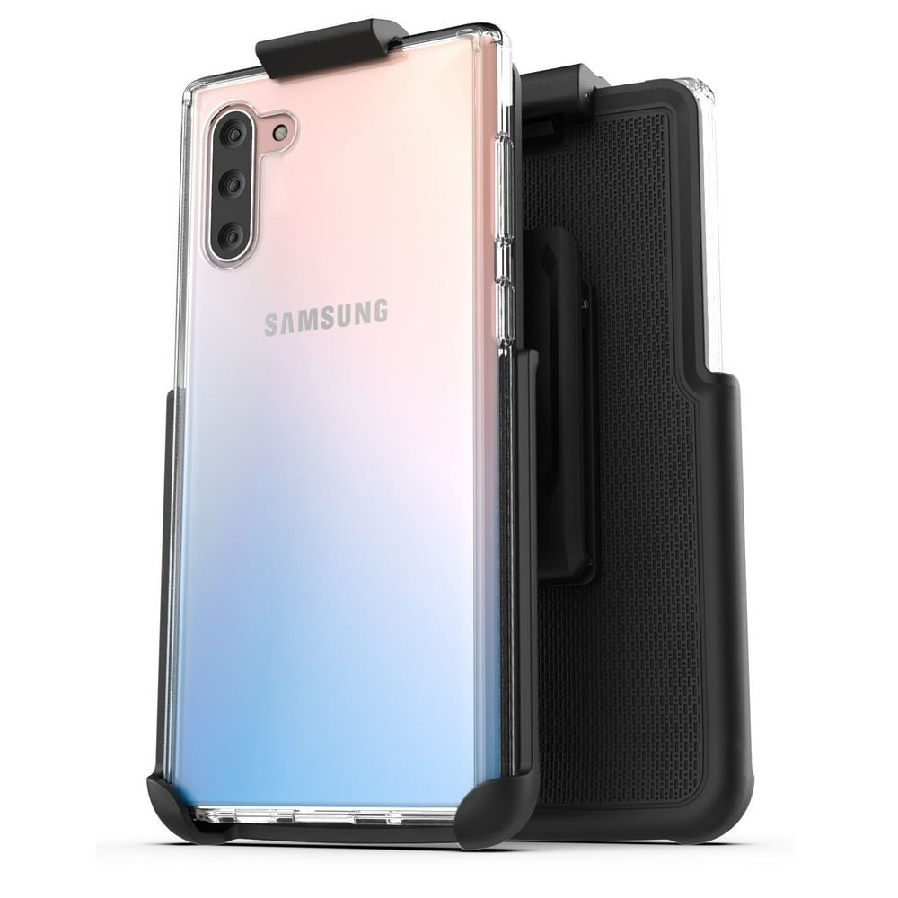 Note 10 Plus Back Cover Encased Galaxy Note 10 Plus Belt Case - Ultra Slim Clear Back Cover
