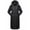 Black, variant on Womens Winter Maxi Long Parka Coats Puffer Down Quilted Jacket with Hood