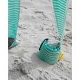 thumbnail image 4 of OutdoorMaster Beach Cabana with Fringe, Portable 6' x 6' Beach Canopy, Easy Set Up Beach Shelter, Included Side Wall, UPF 50+ UV Protection Sun Umbrella - for Kids, Family & Friends, 4 of 11