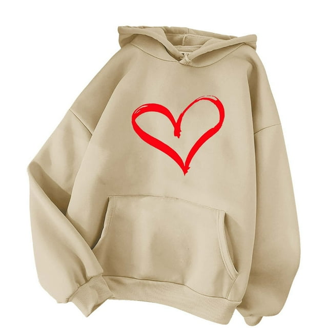 Rbaofujie Chandails à Capuchon pour Femmes Chandail à Capuchon d'Hiver pour Femmes Chandail Molletonné à Enfiler Hauts à Manches Longues Confortable Cardigan Kaki Chandails pour Femmes