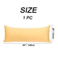 thumbnail image 6 of PiccoCasa Soft Cotton Body Pillow Cover Zipper Closure, Queen Apricot 20" x 54", 6 of 7