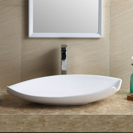 Fine Fixtures Modern Vitreous China Specialty Vessel Bathroom Sink