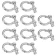 thumbnail image 2 of Anchor Shackle,10Pcs Bow Shackle D Metal D Shackle Bow Shackle High Capacity, 2 of 8