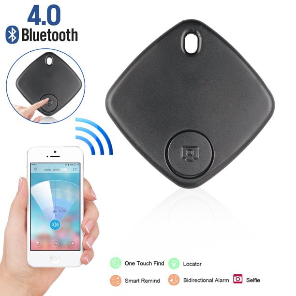 2/1pcs Bluetooth 4.0 GPS Tracker, EEEkit Wireless Smart Key Finder Locator, Phone Alarm Sensor, Anti Lost Selfie Shutter Wireless Seeker for Kids Boys Girls Pets Key Wallet Car Dog Cat Bag Luggage
