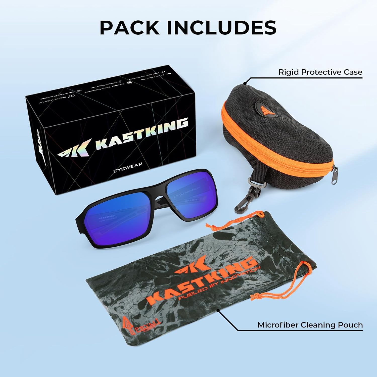 KastKing Polarized Fishing Sunglasses, UV400 TAC Lenses Chippewa