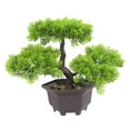 thumbnail image 5 of NUOLUX 1Set Artificial Potted Plant Greenery Ornaments for Indoor Decor Home Decoration Plastic 26*8.7in, 5 of 8