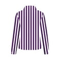 thumbnail image 4 of GigrtiJin Womens Fall Striped Shirts Long Sleeves Button down Fashion Casual Tops Comfy Loose Basic Cardigan Shirt, 4 of 5