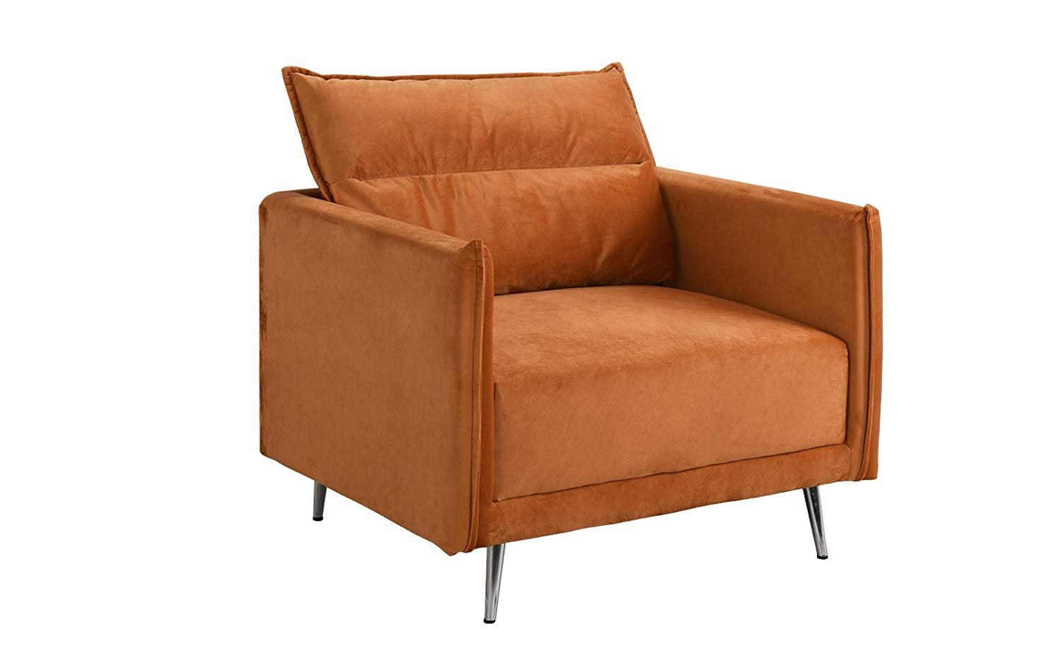 rust armchair