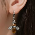 thumbnail image 5 of HANXIULIN Fashion Simple Small Bee Crystal Earrings Dangle Earrings Jewelry Gifts for Women, 5 of 6