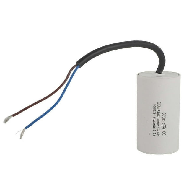CBB60 450V 20uF Motor Start Capacitor Microfarad Capacitor with Lead Wire