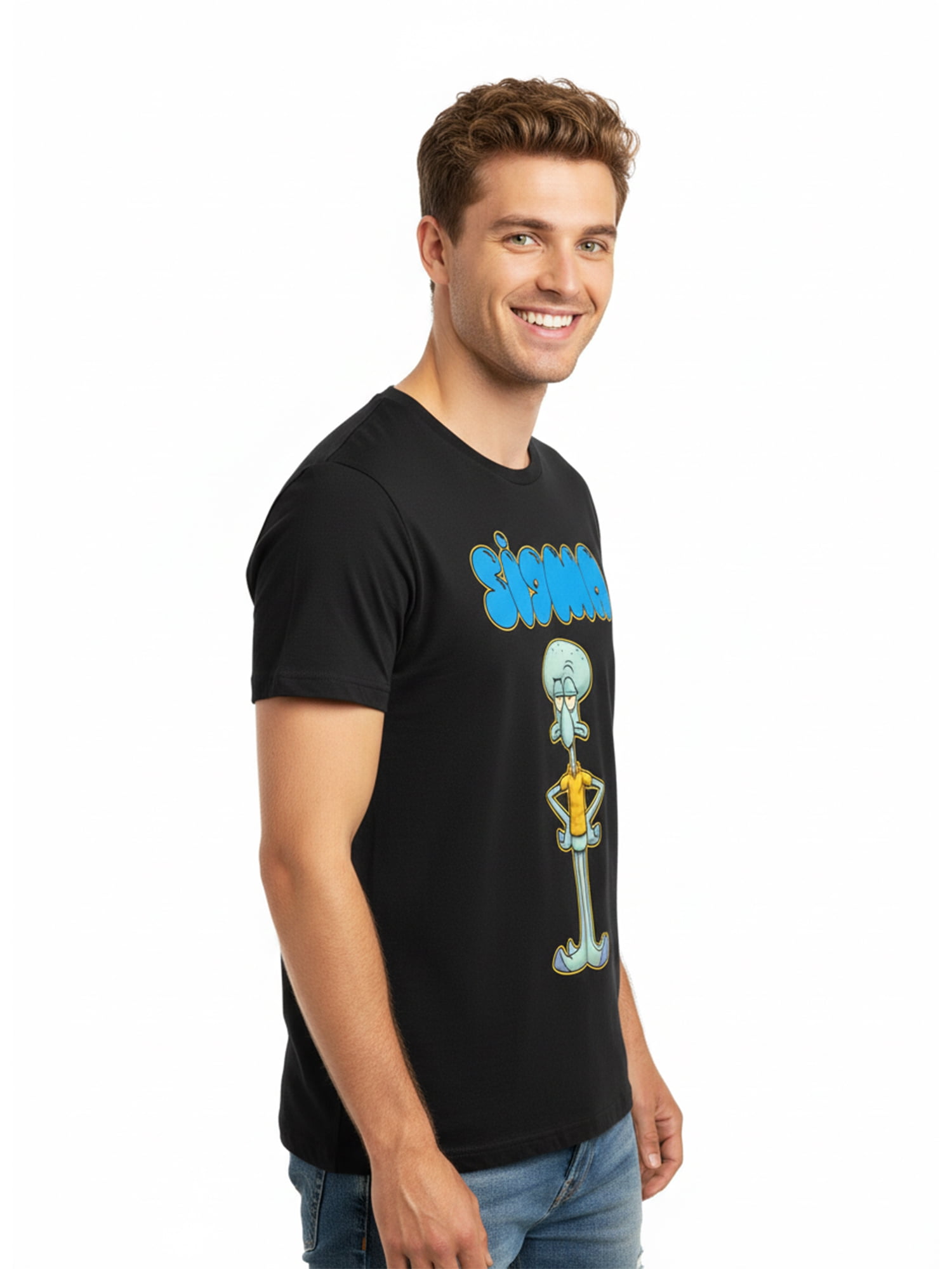 SpongeBob SquarePants, Men's & Big Men's Graphic T-Shirt, Sigma, Sizes S-3XL