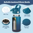 thumbnail image 5 of Hawsaiy 12oz Kids Insulated Water Bottle with Straw Lid, Leak-Proof Stainless Steel BPA-Free Thermos for School Boys and Girls, 5 of 10
