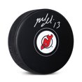thumbnail image 1 of Mike Cammalleri Autographié New Chandail Devils Hockey Rondelle, 1 of 2