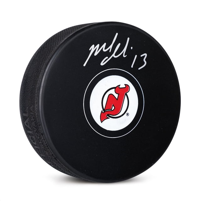 Mike Cammalleri Autographié New Chandail Devils Hockey Rondelle