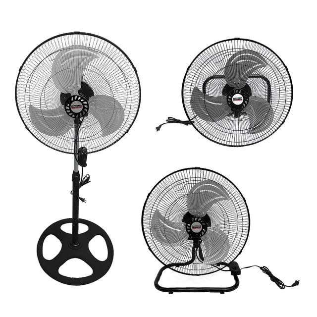Ventilador 3 En 1 Metal 18' FOREMAN FOV183 + 1 pieza de Ventilador adicional