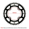Bike Chain 48T, Mountain Bike Chainring Narrow Wide Disc Chain 104BCD ...