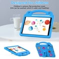 thumbnail image 2 of Allytech for iPad 10th Gen Case with Screen Protector Film, Kids Friendly Shockproof Cute Design Handle Stand Protective Rugged Tablet Case for Apple iPad 10th Generation 2022 - Blue, 2 of 6